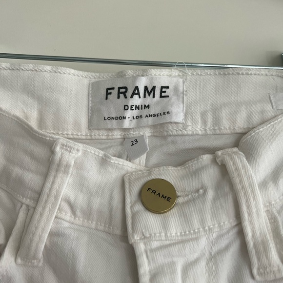 Frame Denim White Jeans - Picture 2 of 3
